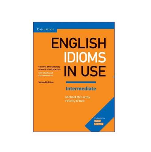 English Idioms In Use Intermediate ویراست دوم قطع رحلی کاغذ گلاسه